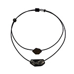Charcoal Crystal Necklace